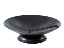 Vente-unique Buitenkeuken-Vuurkorf Van Staal Dione - D72 X H20 Cm - Zwart