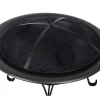 Vente-unique Buitenkeuken-Vuurkorf Van Staal Mizar - D75 X H55 Cm - Zwart