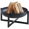 Vente-unique Buitenkeuken-Vuurkorf Van Staal Ogma - D60 X H30 Cm - Zwart