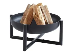 Vente-unique Buitenkeuken-Vuurkorf Van Staal Ogma - D60 X H30 Cm - Zwart