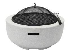 Vente-unique Buitenkeuken-Vuurkorf-Grill Van Mgo - L60,5 X D60,5 X H42,5 Cm - Garmona
