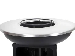 Vente-unique Buitenkeuken-Vuurschaal Met Grillplaat Mcw-K97, O66Cm Zwart
