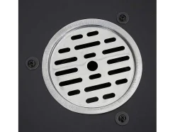 Vente-unique Buitenkeuken-Vuurschaal Met Grillplaat Mcw-K97, O59Cm Zwart