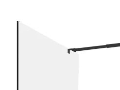 Shower & Design Douchewand-Wand Voor Inloopdouche Industriele Stijl - Mat Zwart - 120X200 Cm - Daren - Koop Nu Online