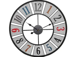 OZAIA Wandklok-Wandklok Birmingham - Metaal - D50 Cm - Meerkleurig