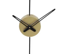 OZAIA Wandklok-Wandklok Van Metaal - D47 Cm - Zwart - Hamona
