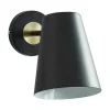 OZAIA Wandlamp-Wandlamp Met Vintage-Stijl Trevis - Ijzer - 14 X 16 X 33 Cm - Zwart