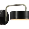 OZAIA Wandlamp-Wandlamp Met Vintage-Stijl Van Metaal - L24 X H14,5 Cm - Zwart En Goud - Otilie