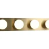 OZAIA Wandlamp-Wandlamp Voor Badkamer Met Ledverlichting Van Metaal, 4 Spots - L40 Cm - Goudkleurig - Morley