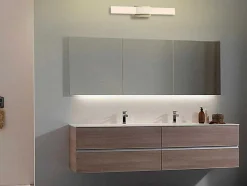 OZAIA Wandlamp-Wandlamp Voor Badkamer Met Ledverlichting Van Metaal - L30 Cm - Goudkleurig - Horsham