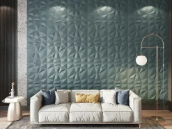 Vente-unique Wandpaneel-Wandpaneel 3D Angly Om Te Verven - Set Van 12 Stuks, 3M