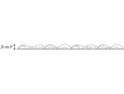 Vente-unique Wandpaneel-Wandpaneel 3D Ondia Om Te Verven - Set Van 6 Stuks, 3M