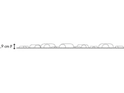 Vente-unique Wandpaneel-Wandpaneel 3D Sandle Om Te Verven - Set Van 6 Stuks, 3M