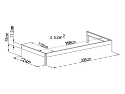 EXPERTLAND Tuinkas-Wandtuinkas Van Polycarbonaat Van 3,7 M Calice Ii