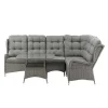 Vente-unique Loungeset-Washington Loungeset 2 Delen Grijs,Grijs.