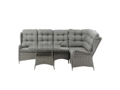 Vente-unique Loungeset-Washington Loungeset 2 Delen Grijs,Grijs.