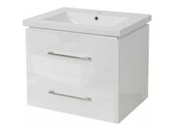 Vente-unique Wastafelmeubel-Wastafel + Wastafelmeubel Mcw-D16, Wit