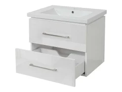 Vente-unique Wastafelmeubel-Wastafel + Wastafelmeubel Mcw-D16, Wit
