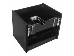 Vente-unique Wastafelmeubel-Wastafel + Wastafelmeubel Mcw-B19, Zwart