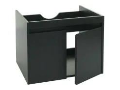 Vente-unique Wastafelmeubel-Wastafelonderbouw Mcw-L86, Zwart