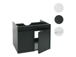 Vente-unique Wastafelmeubel-Wastafelonderbouw Mcw-L86, Zwart