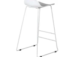 Venture Home Barkruk-Wave Barstoel Kuipstoel Wit.