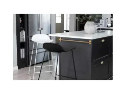 Venture Home Barkruk-Wave Barstoel Kuipstoel Wit.