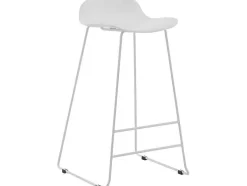Venture Home Barkruk-Wave Barstoel Kuipstoel Wit.