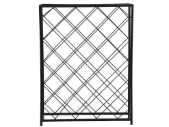 OZAIA Opbergaccessoire-Wijnfleshouder Voor 32 Flessen - L55 X H71 Cm - Metaal - Zwart - Bolinar