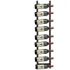 OZAIA Opbergaccessoire-Wijnfleshouder Voor 9 Flessen - L19 X H92 Cm - Metaal - Zwart - Routal