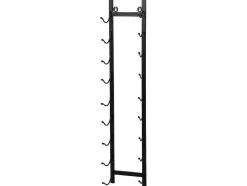 OZAIA Opbergaccessoire-Wijnfleshouder Voor 9 Flessen - L19 X H92 Cm - Metaal - Zwart - Routal