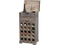 Vente-unique Keukenaccessoire En -Opbergruimte-Wijnrek Torre H323, Bruin
