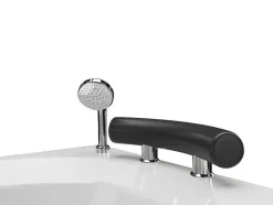 Shower & Design Massagebad-Wit Asymmetrisch Bubbelbad - 1 Plaats - 150 X 100 Cm - Hoek Rechts - Tabana