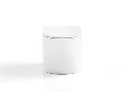 Vente-unique Hangend Toilet-Witte Hang-Wc Van Keramiek Zonder Rand - Javoine