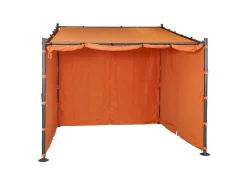 Vente-unique Prieel, Pergola, Gazebo En Kiosk-Zijwand Pergola Mcw-A22 Set Van 4, Terracotta
