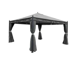 Vente-unique Prieel, Pergola, Gazebo En Kiosk-Zijwand Voor Pergola Calpe Iii, Grijs