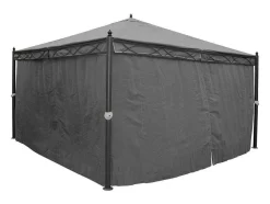 Vente-unique Prieel, Pergola, Gazebo En Kiosk-Zijwand Voor Pergola Calpe Iii, Grijs