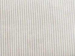 Vente-unique 2En 3-Zitsbank-Zitbank 2 Plaatsen Beige Ribfluweel Amelia