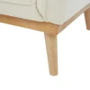 Vente-unique Scandinavisch-Zitbank Met 3 Plaatsen En Bekleding In Beige Textuurstof Fanira