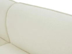 Vente-unique Scandinavisch-Zitbank Met 3 Plaatsen En Bekleding In Beige Textuurstof Fanira