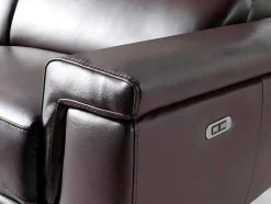 Angel Cerda Zitbank-2-Zitsbank Bruin Leer Relaxmechanismen 6050