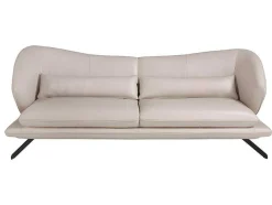 Angel Cerda 2En 3-Zitsbank-3-Zitsbank In Taupe Grijs Rundleder 6146
