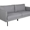 Vente-unique Modulair-Zoom Bank 2 Persoons Grijs.