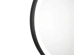 OZAIA Accessoires & Spiegels-Zwarte Ronde Lichtgevende Badkamerspiegel Met Leds - D. 80 Cm - Numea