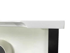Vente-unique Dubbele Wastafel-Zwevend Wastafelmeubel Met Dubbel Inbouwbekken - Wit - 120 Cm - Selita