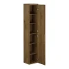 Vente-unique Badkamerkast-Zwevende Badkamerkast - 6 Legplanken - Lichte Houtlook - Kayla