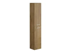 Vente-unique Badkamerkast-Zwevende Badkamerkast - 6 Legplanken - Lichte Houtlook - Kayla